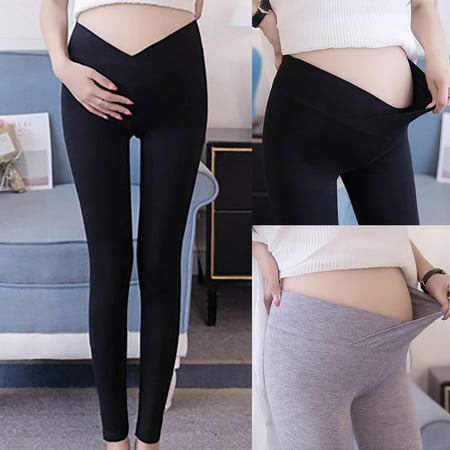 

Tejiojio Maternity/Labor/Nursing Clothing Clearance Fashion Women s Solid Color With Comfortable Loose Adjustable Maternity Pants