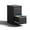 Black, variant on Metal Vertical File Cabinet With Lock, 2 Drawers, For Home Office, , Spacious Storage Construction Space
