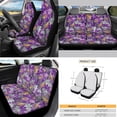 thumbnail image 3 of HUIACONG Car Seat Cover Set, with Car Safety Belt Pad Car Cup Holder Coasters, 14 Pack Soft Touch Suitable for Vehicle Vehicles Purple Camo, 3 of 8