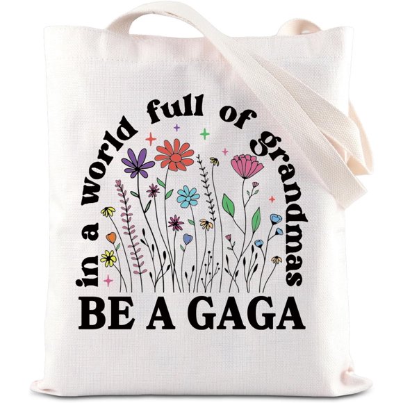 GAGA Tote Bag Grandma To Be Shoulder Bag New GAGA Gift Best Grandmother Gift Mother Day Gift Grandmom Retirement Life Gift