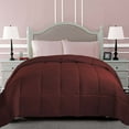 thumbnail image 7 of BNM Classic Down Alternative Comforter, Twin, Burgundy, 7 of 7