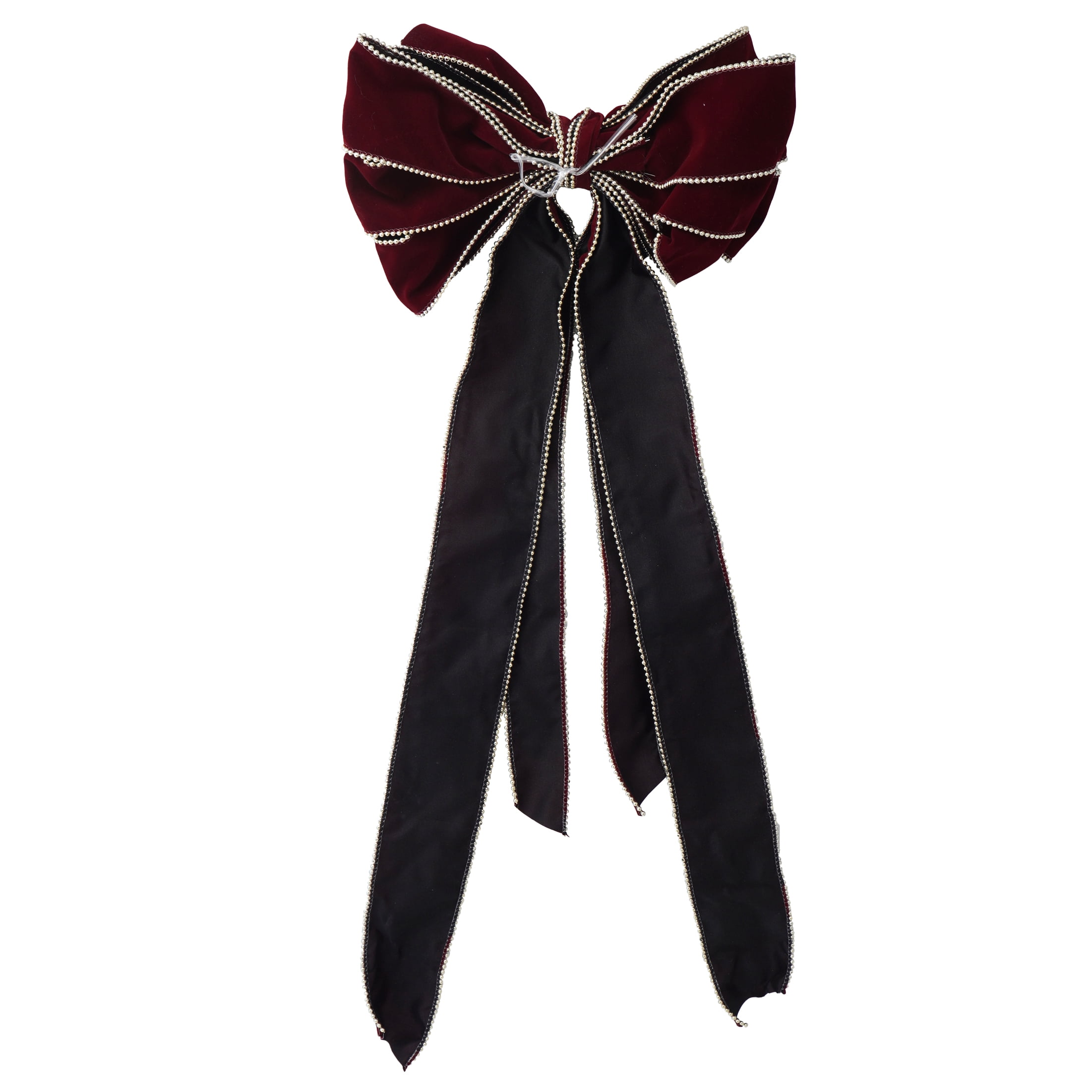 Burgundy Decorative Christmas Bow, 30", by Holiday Time
