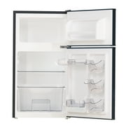 Frestec 3.2 Cu.Ft Compact Refrigerator, 2 Door, Black, Energy-Saving, Quiet, Mini Fridge