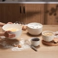 thumbnail image 2 of Kook Ceramic Nesting Bowls, 20/44/98/145 oz, Ivory, Set of 4, 2 of 5