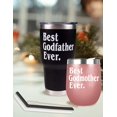 thumbnail image 2 of EBE EmmasbyEmma Godmother Gifts,Black/Rose Gold Cup for God Mom/Godfather, 2 of 9