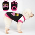 thumbnail image 3 of NIBOLOG Pet Clothes Round Neck Letter Printing Queen of Bling Pullover Puppy Sweatshirt Dog Vest Clothing Daily Wear, 3 of 7