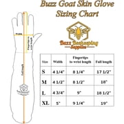 Buzz Beekeeping Supplies Professional Beekeeping Suit and Cowhide Gloves (1 Pair) Self-Supporting Fencing Veil and YKK Metal Zippers - Easily Take On and Off – Bee Family Car Stickers – X-Large
