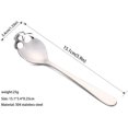 thumbnail image 2 of Skull Sugar Spoon, Stainless Steel Skull Spoon (Silver, 6 Pcs), 2 of 4