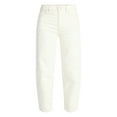 thumbnail image 6 of Time and Tru Women's High Rise Barrel Jeans, 28" Inseam, Sizes 0-20, 6 of 6