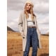 thumbnail image 5 of Abrigo Informal Cómodo de Lana con Solapa para Mujer, Chaqueta Informal de Moda, Abrigo , Ropa de Otoño e Invierno Albaricoque L, 5 of 10