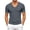 Gray, variant on yillto Mens V Neck Shirts Cotton Short Sleeve Breathable Big and Tall Tops Summer Loose Plain Tee