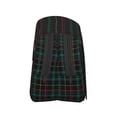 thumbnail image 3 of Sikiie Buffalo Plaid Dark Green Print Flip Double-layer Pencil Case, All-purpose Stationery Bag for Study and Office, Zipper Design, Unisex, 3 of 7