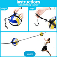 thumbnail image 2 of Volleyball Training Aid, Volleyball Spike Hitting Serving Trainer, Adjustable Volleyball Training Belt Bouncing Trainer, 2 of 7