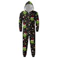 thumbnail image 2 of Conjunto de pijamas familiares a juego, cómoda ropa de dormir familiar con capucha, conjunto informal de ropa de descanso, 2 of 8
