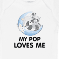 thumbnail image 4 of Inktastic Raccoon My Pop Loves Me Boys or Girls Baby Bodysuit, 4 of 5