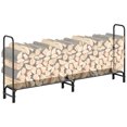 thumbnail image 1 of 8FT Heavy Duty Firewood Rack Stand – Durable Metal Log Holder with Fabric Mesh – Robust Firewood Storage for Fireplace, Fire Pits, Camping & Backyard – Weatherproof, Space-Saving – Size: 8FT, 1 of 8
