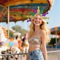 thumbnail image 4 of TIELUTT Carnival Headband with Sparkling Sequins A Festive Atmosphere Ignites the Event Table and Chairs Set Event Planner Organizer for Work Event Chairs Event Tent Graduation Party Decorations 2022, 4 of 4