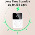 thumbnail image 5 of Smart Video Ring Doorbell Home Intercom, Smart Wireless Remote Video Doorbell, High-definition Night Vision Wifi Charging Anti-theft Doorbell, Two-way, 5 of 5