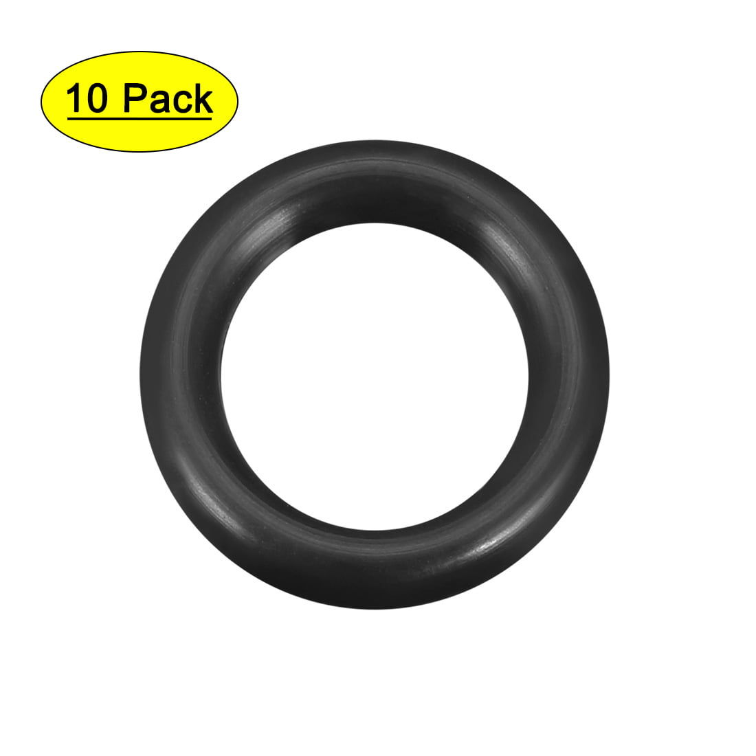 10pcs Metric 100mm OD 4mm Thickness Industrial Rubber O Ring Seal Black 