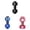 Red+Blue+Black, variant on Dumbbell Sports Water Bottle - Portable Arm Strength Training Workout Bottle, Ergonomic Handle, Multi-Functional Muscle Training, Home Gym Fitness, Reusable PET Cup, Hydration and Exercise