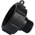 thumbnail image 1 of GDRHVFD | Adaptador de tanque Ibc Conector de grifo de manguera de plástico S60X6 Tapa de rosca gruesa a adaptador de grifo de agua de 1/2"para adaptador de tonelada de válvula Ibc-1Zoll, 1 of 5