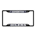 thumbnail image 2 of FANMATS 31382 Edmonton Oilers Metal License Plate Frame Black Finish, 2 of 4