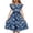 Z28-Multicolor-4th of July girls dress, variant on MKOSPLRT Summer Dresses for Girls 6-15 Years 4th of July Dress Flying Sleeve Crew Neck Swing Dress Funny Stars Graphic Tiered Dresses