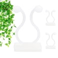 thumbnail image 2 of Plant Clips, Plant Climbing Wall Fixture Clips (10Pcs) Plant Fixer Self Adhesive Hooks for Wall Vines Plant Plant Vine Traction Garden Vegetable Plant Binding, Rattan Clip, 2 of 8