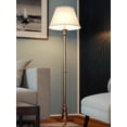 thumbnail image 4 of Kenroy Home Spyglass 59.5'' Floor Lamp with Off-White Fabric Empire Shade Modern Floor Light Fixture for Living Room, Bedroom, or Office, Antique Brass, 4 of 8