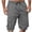 CJL86-Dark Gray, variant on VV AVEORS Cargo Shorts For Men Elastic Waist Lightweight Outdoor Hiking Shorts Drawstring Casual Athletic Short Pants With Pockets Royal Blue XL
