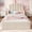 Beige, variant on Twin Teddy Fabric Upholstered Floor Bed, Stylish Upholstered Kids Bed, Low Profile Children Bed Frame, Soft Plush Upholstered Floor Bed for Kids &Teens