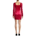 thumbnail image 3 of Madden NYC Junior's Velvet Corset Bodycon Dress, 3 of 5