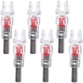 thumbnail image 3 of HLONK 6 Pcs Flèches de Tir à l'Arc Automatiques à LED 6.2mm Flèche Nock Tail -Rouge, 3 of 5