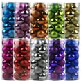 thumbnail image 6 of Christmas JoyMoreHome 24Pcs Christmas Balls Ornaments for Xmas Tree,2.36" Shatterproof Christmas Tree Decorations Hanging Balls for Christmas Tree Holiday Party Supplies, 6 of 6
