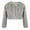 Gray, variant on Quaouag Girls Cozy Faux Fur Childrens Kids Bolero Shrug Jacket Wrap Coat