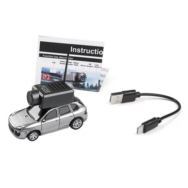 164 Mini FPV Car - Magnetic 720P HD Camera with 2.4GHz WiFi App Control, Gyro Stabilized Small Remote Control Car for Indoor Racing