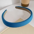 thumbnail image 3 of Bandas para el cabello Macarena acolchadas 2 cm azul, 3 of 7