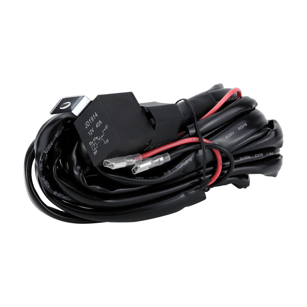 Furulu 160W Lighted Whip Wiring Harness Kit For UTV ATV Polaris RZR Maverick X3 Talon