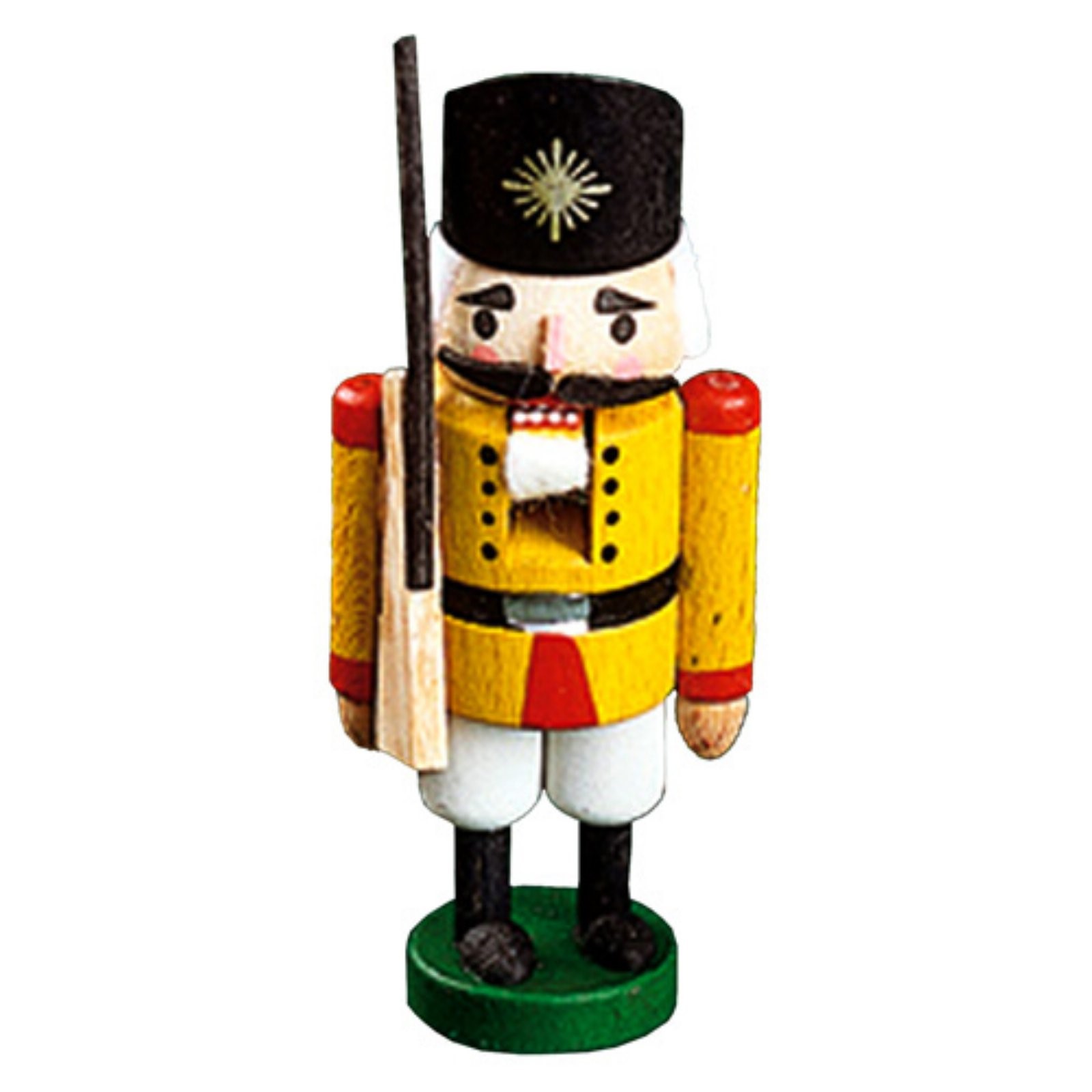 Richard Glaesser Small Yellow Soldier with Rifle Nutcracker