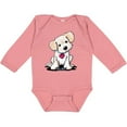 thumbnail image 3 of Inktastic Cream Doodle Pup Boys or Girls Long Sleeve Baby Bodysuit, 3 of 5