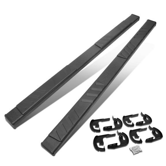 DNA Motoring Black Side Step Nerf Bars Running Boards for 2004-2014 Ford F150 Super/Extended Cab