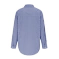 thumbnail image 4 of Dpytoraw Women's Striped Cardigan Top Loose Casual Long Sleeve Shirt Blouse, 4 of 5