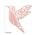 thumbnail image 6 of 50 Uds. Tarjeta de Copa de Vino con Forma de pájaro, Tarjeta de Copa de Vino con patrón Hueco para decoración de Mesa de Copa de Vino de Boda(Rosa), 6 of 7