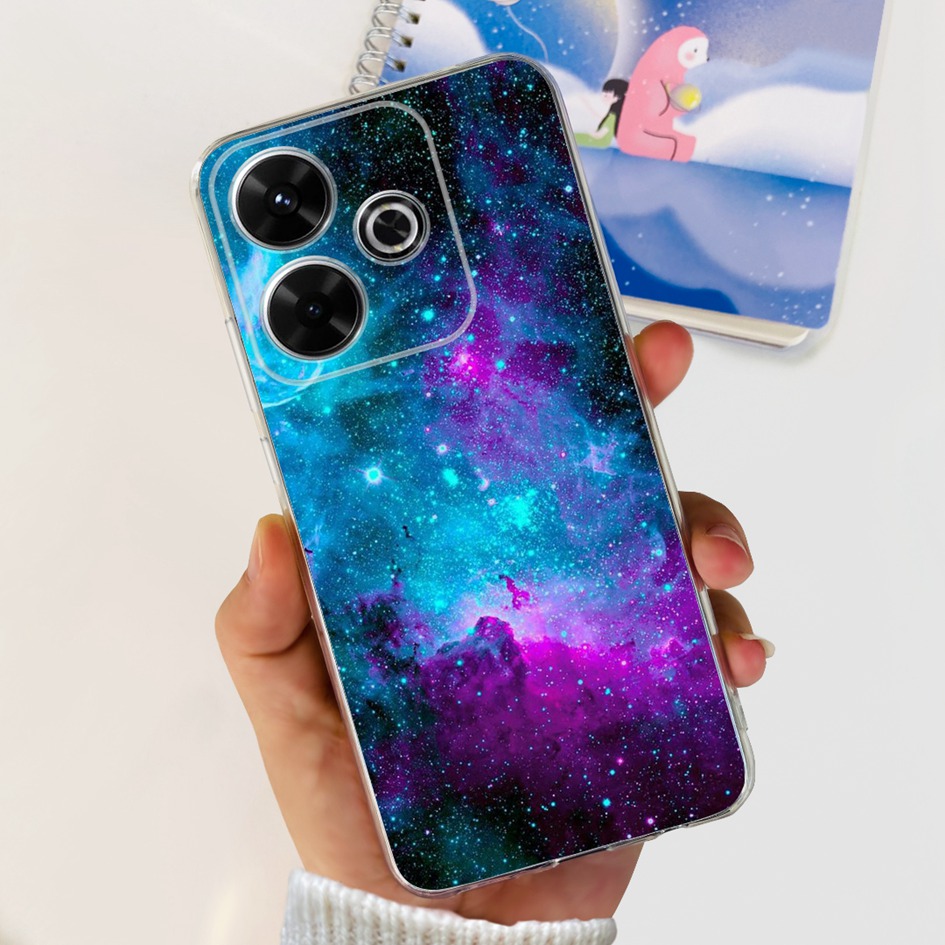 BORYA Handyhülle Für Xiaomi Redmi 13C 4G / Poco C65 - Transparent, Stoßfest, TPU Silikon