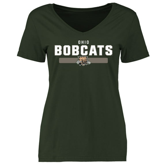 Women's Green Ohio Bobcats Team Strong T-Shirt