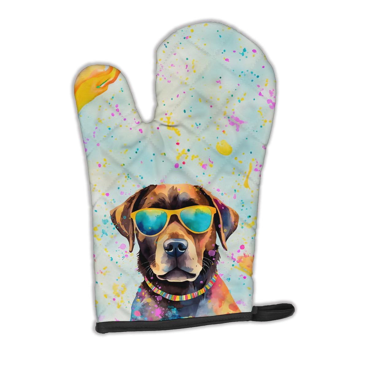 Alaskan Klee Kai Hippie Dawg Oven Mitt 8.5 in x 12 in