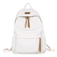 thumbnail image 1 of Mochila escolar para hombre y mujer, bolsa de viaje impermeable, Color sólidoBlancoAustralia Fivean unisex, 1 of 2