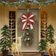 thumbnail image 4 of Christmas Door Cover Decorations with Santa Claus Pattern Holiday Party Decorative for Front Door Indoor Wall Fireplace Mantle Home Festive Xmas Decor, 4 of 6