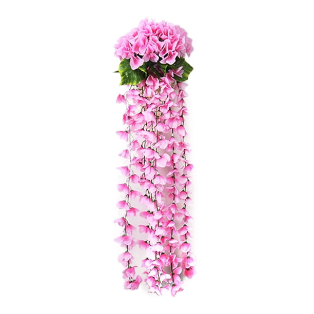 Guirnalda de follaje Bewildely Seda Artificial vid flor planta boda decoración rosa 85cm