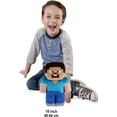 thumbnail image 2 of Figura de peluche Mattel Minecraft Steve de 40 cm con juego auténtico, 2 of 6
